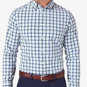 Mizzen+Main - Leeward Dress Shirt - White Watershed Plaid